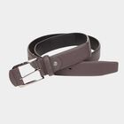 Men's Brown Polyurethane Casual Belt, , small