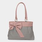 Women's Pink Polyurethane Hand Bag, , small
