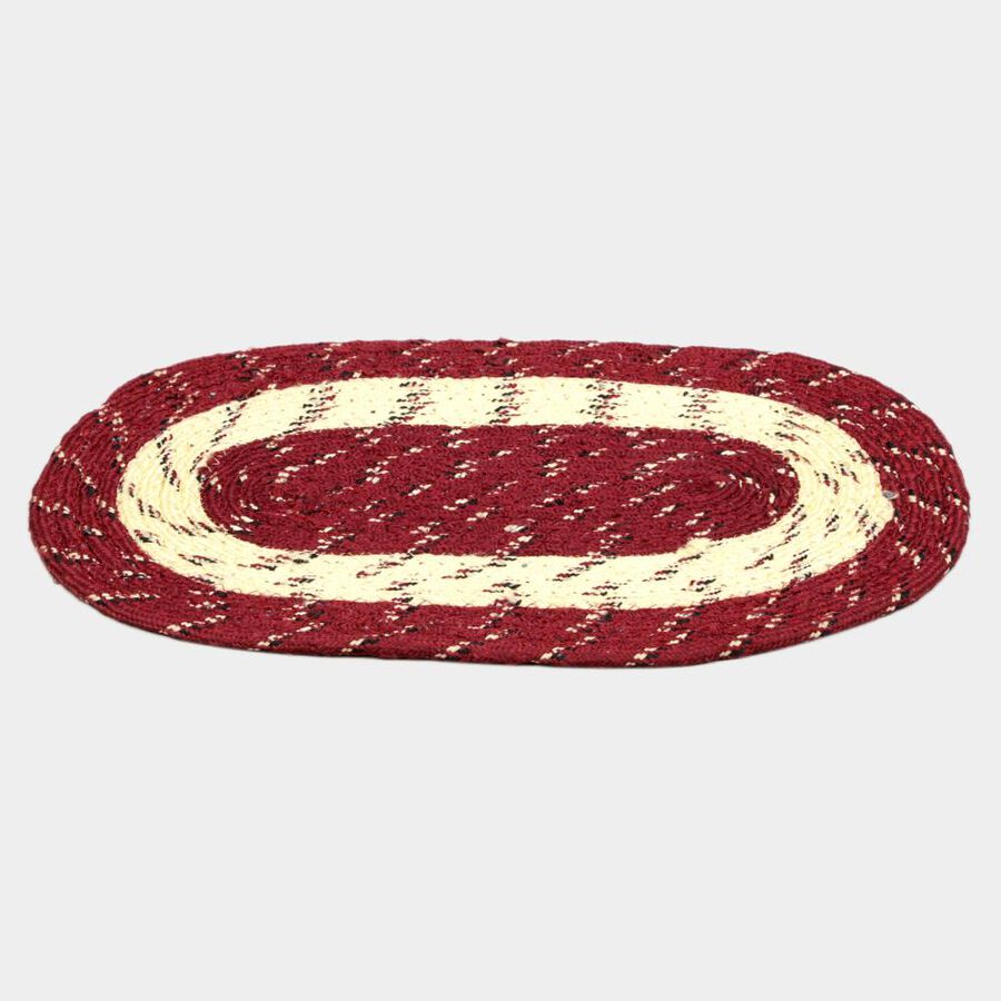 Maroon Polyester Door Mat, , large