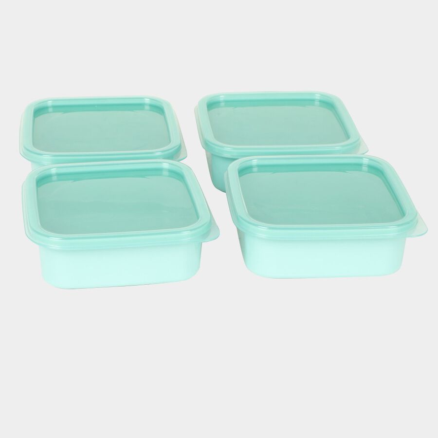 Air-Tight Plastic Container, Set of 4 - 350 ml, , large image number null