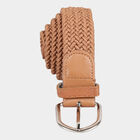 Women's Brown Nylon And Polyester Belt, , small image number null
