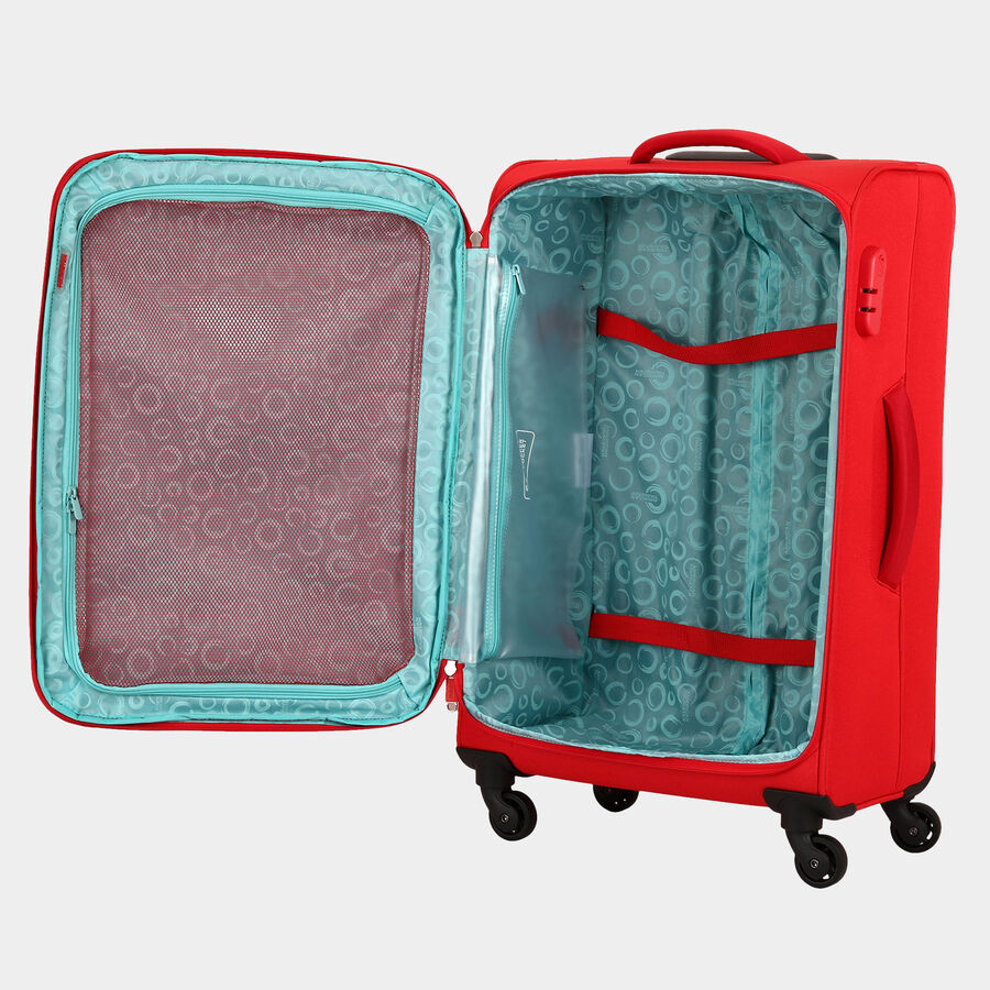 4-Wheel Pvc Matee Soft Case Trolley, Medium, , large image number null