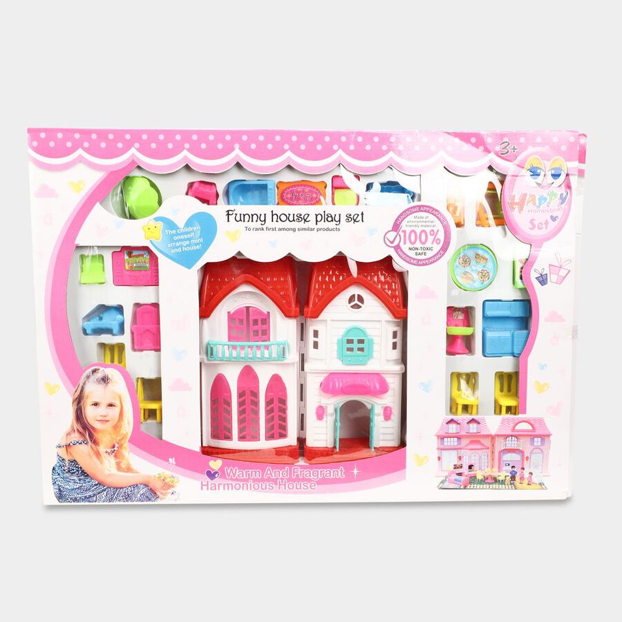 Kid's Plastic Doll House, , large image number null
