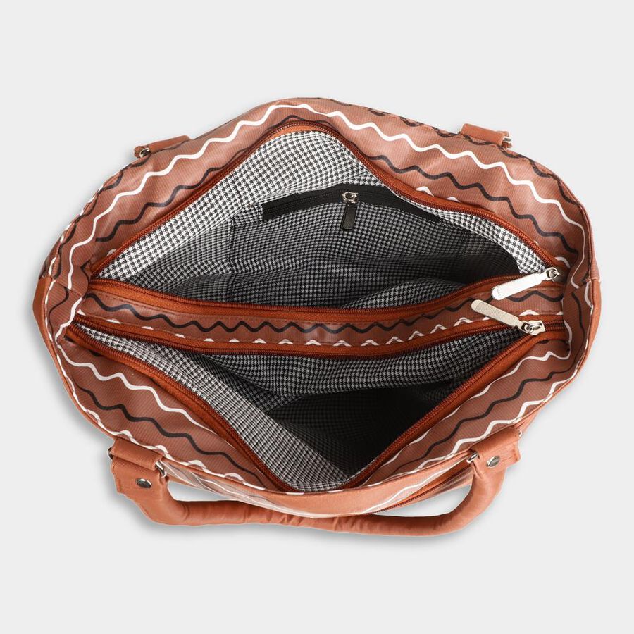 Women's Tan Polyurethane Hand Bag, , large image number null