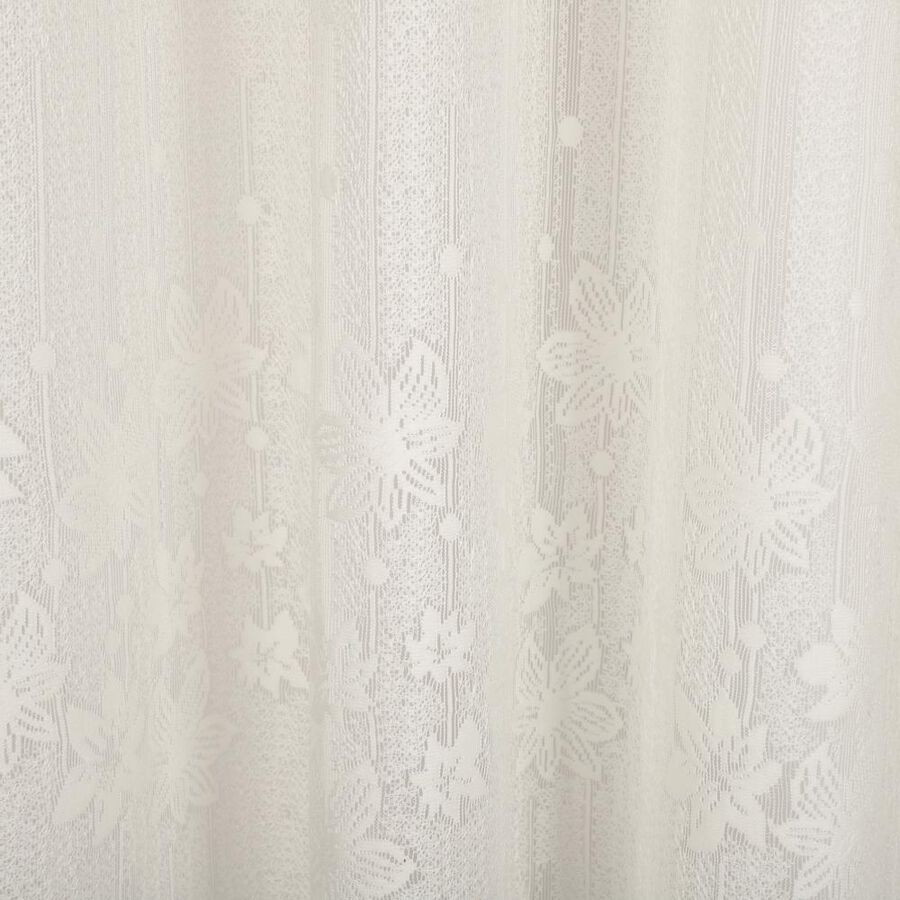 7ft. White Polyester Curtain, , large