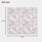 Dark Grey Cotton Double Bedsheet With Pillow Cover, , small image number null