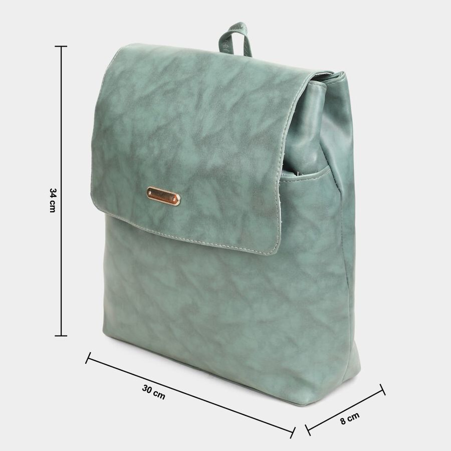 Women's Green Polyurethane Sling Bag, , large image number null