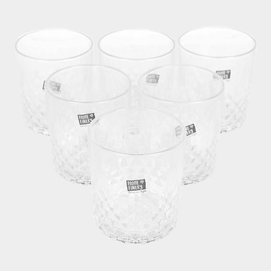 340 ml Glass Tumbler Set of 6, , large image number null