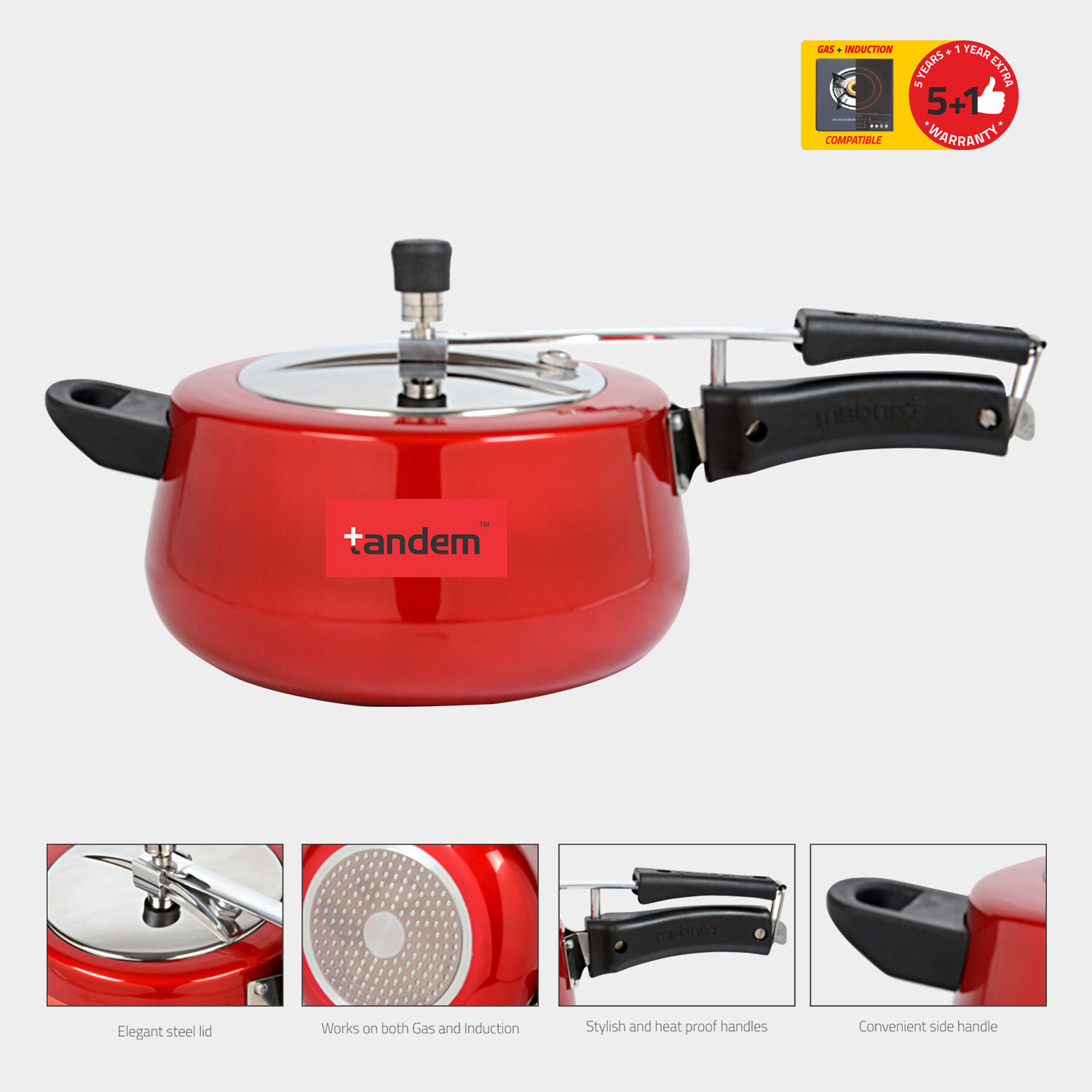 Tandem pressure cooker 5 litre price new arrivals