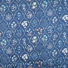Blue Microfiber Double Bedsheet with Pillow Cover, , small