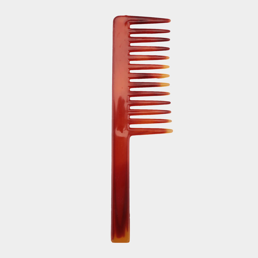 Plastic Hair Comb, Set of 3 - Colour/Design May Vary, , large image number null