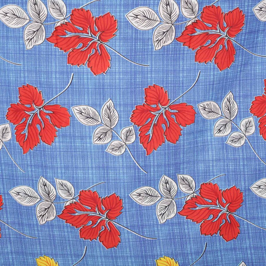 Blue Microfiber Single Bedsheet, , large image number null