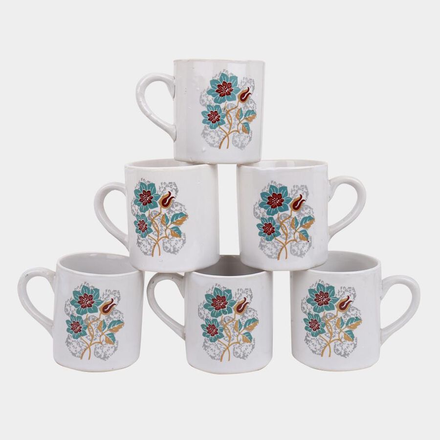 140ml Stoneware Cup Set of 6, , large image number null