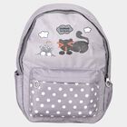 Women's Grey Polyurethane Backpack, , small image number null