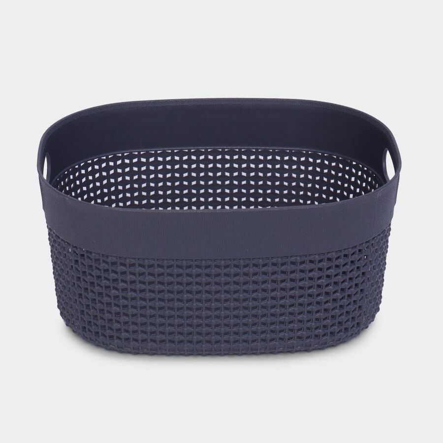 Grey Plastic Basket, , large image number null