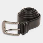 Men's Black Polyurethane Casual Belt, , small image number null