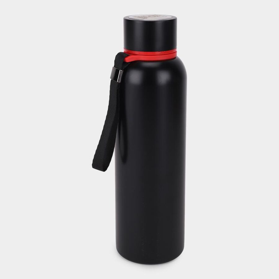 750ml Black Stainless Steel Water Bottle, , large