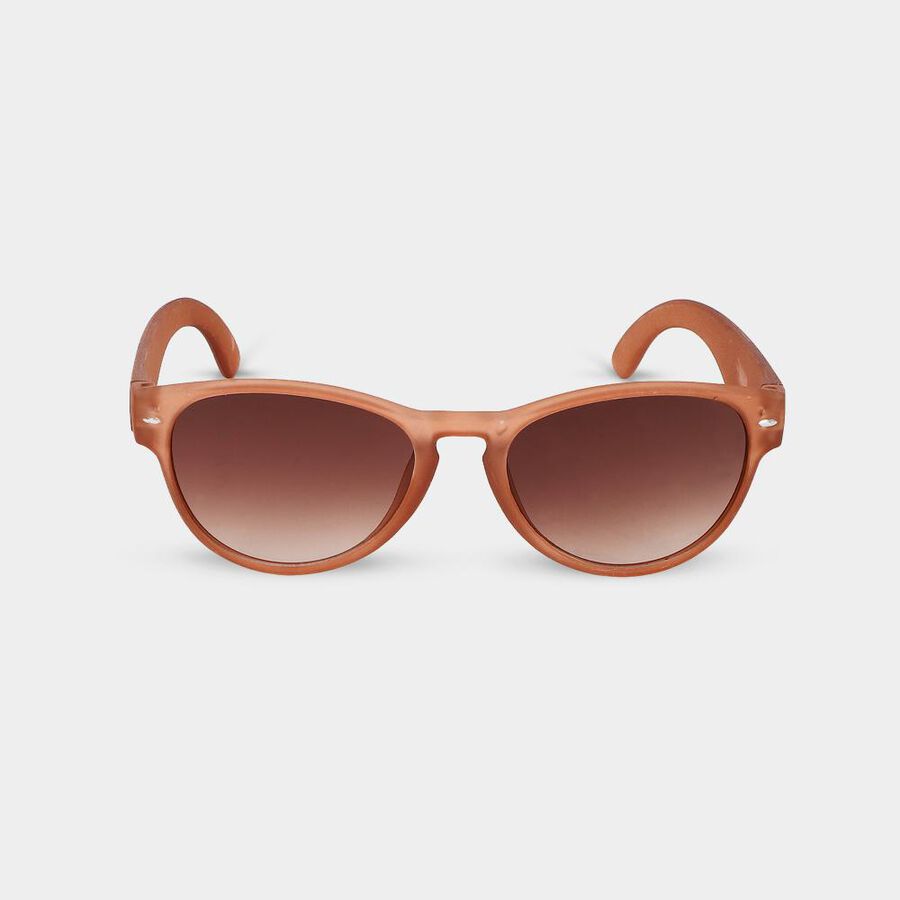 Kid'S Brown Plastic Kids Sunglass, , large