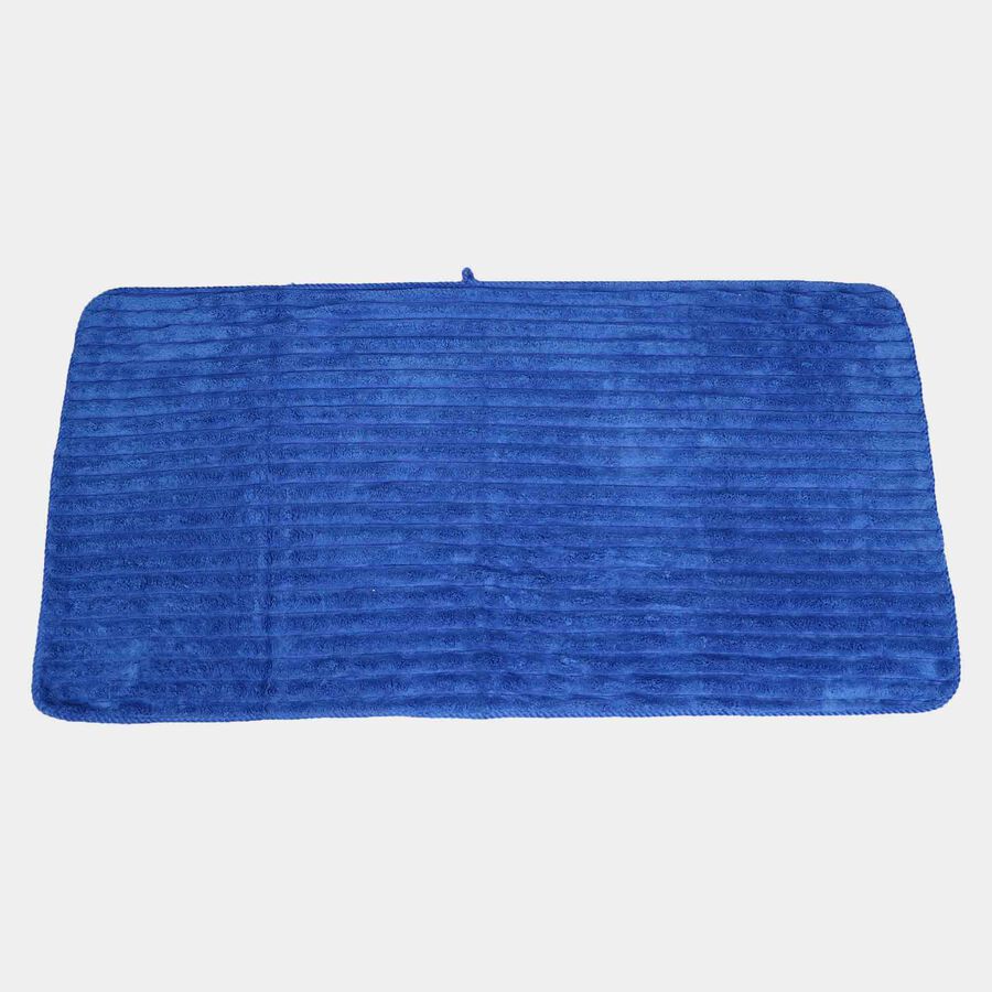 330 GSM Blue Microfiber Bath Towel, , large image number null