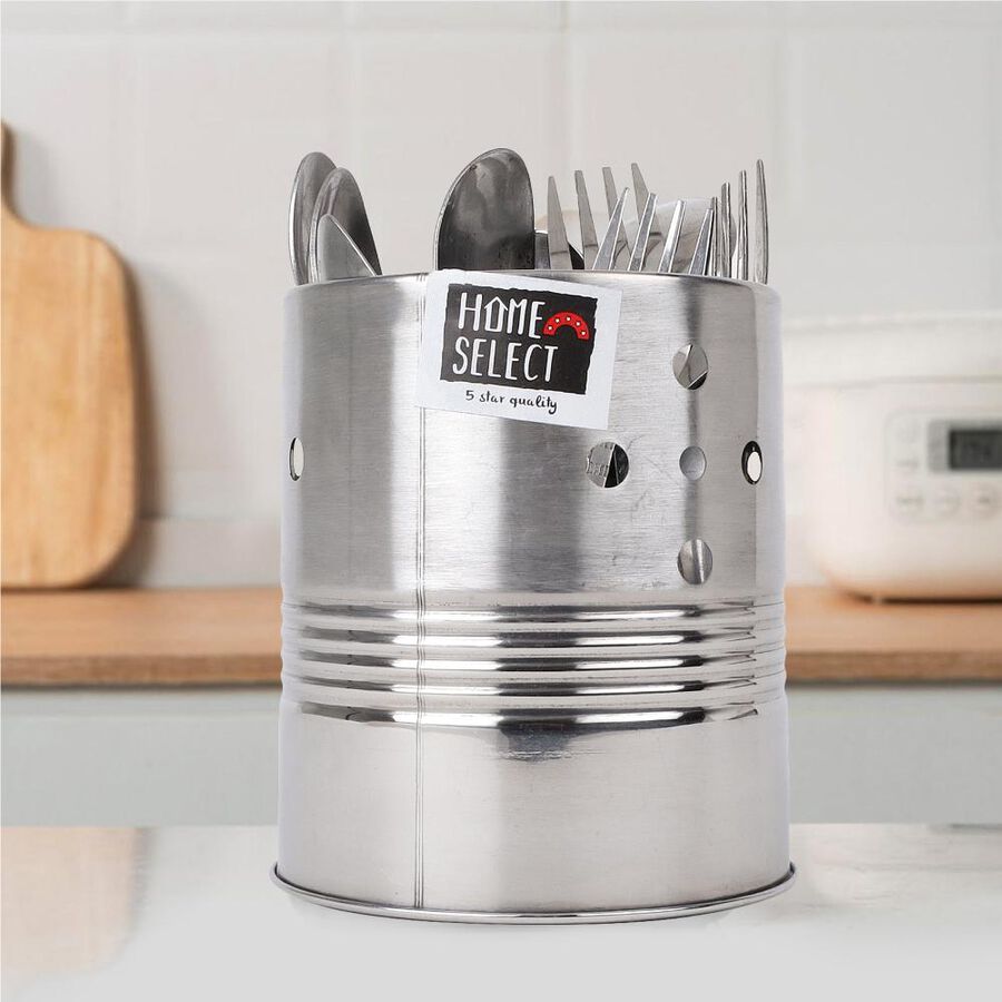 Stainless Steel Utensil Stand, , large image number null