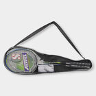 Kid's Black Metal Badminton Racket, , small