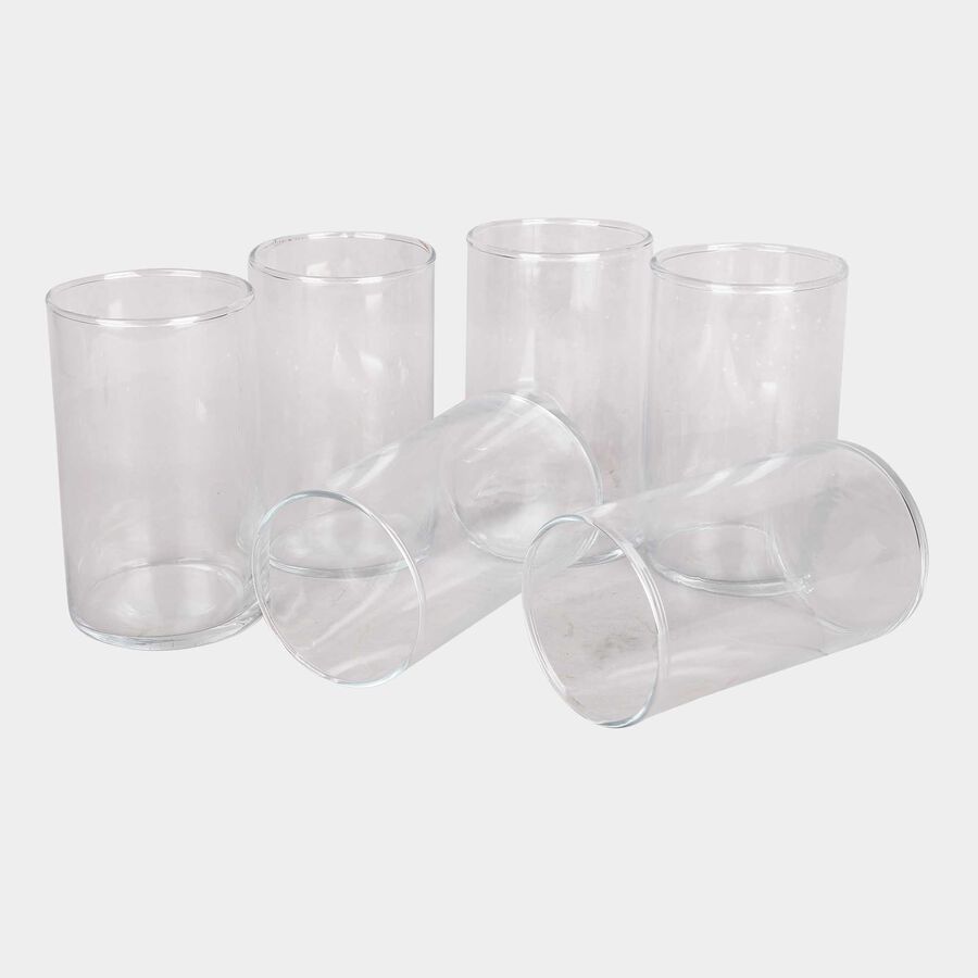Round Glass Set Of 6 Tumbler, , large image number null