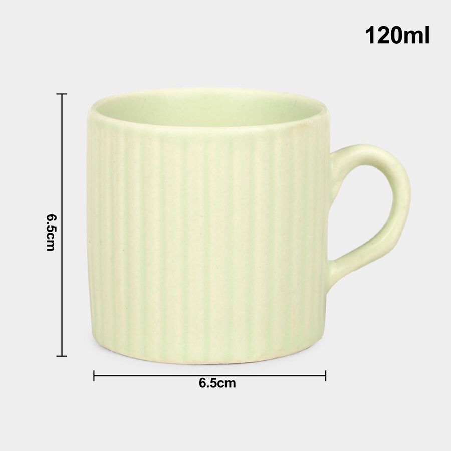 120 ml स्टोनवेयर कप, 6 कप का सेट, , large image number null