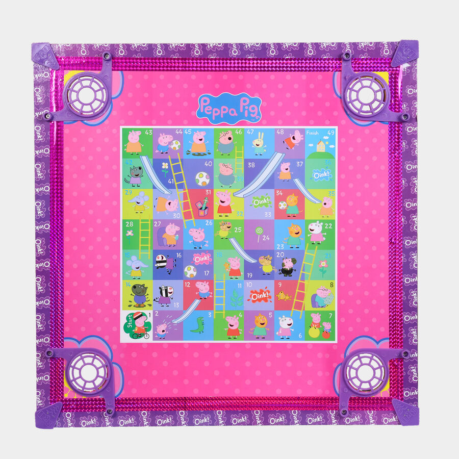 Peppa Pig Carrom Board With 19 Coins & Striker (20 in.), , large image number null