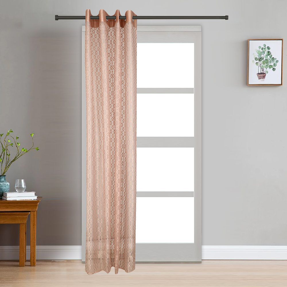 Home Beautiful                         7ft. Brown Microfiber Door Curtain