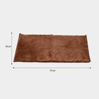 Anti-Skid Brown Polyester Bath Mat, , small