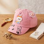 Kid's Pink Fabric Caps, , small