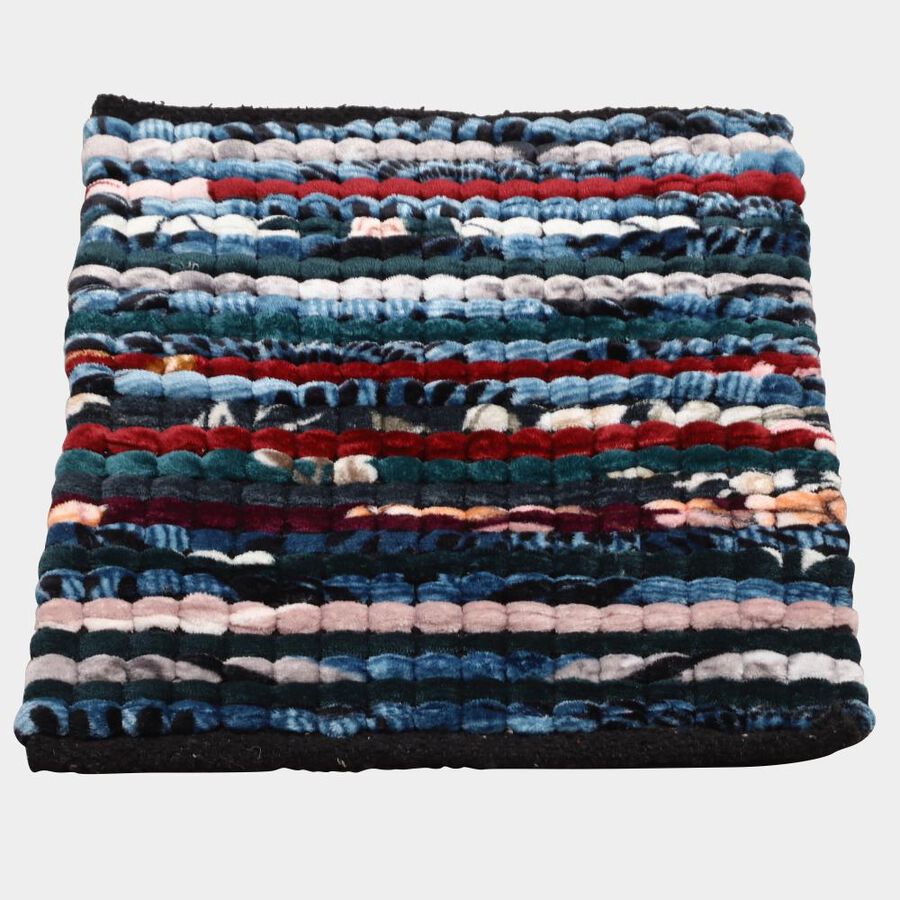 Blue Polyester Door Mat, , large image number null
