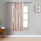 5ft. Brown Printed Eyelet Curtains, , small image number null