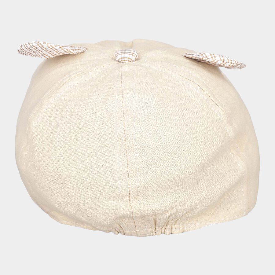 Kids' Off-white Nylon Cap, , large image number null