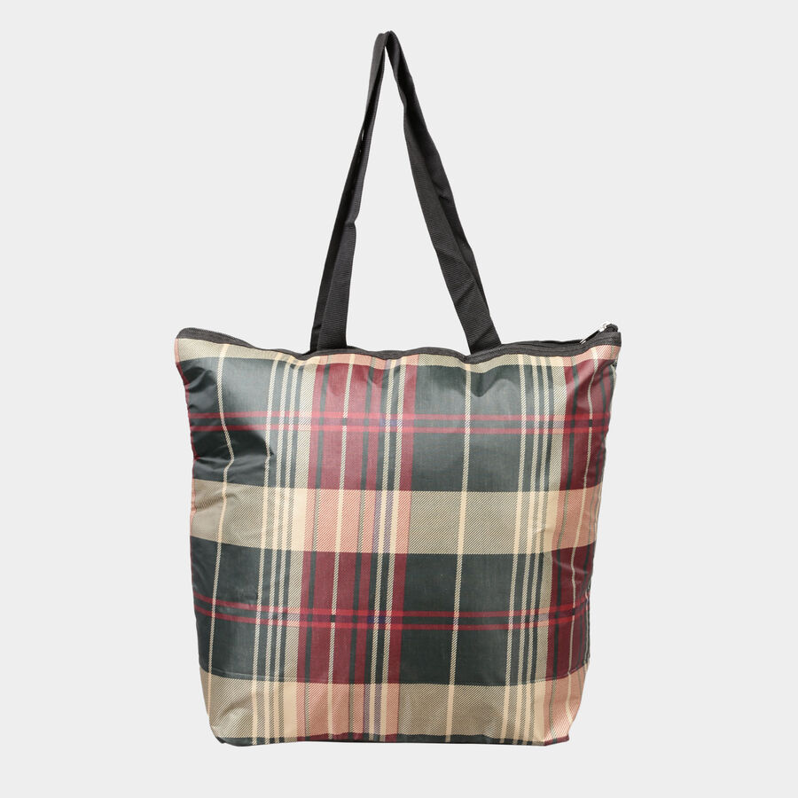 Women's Printed Fabric-Polyester Shopping Bag, Medium, , large image number null
