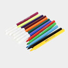 12 Pcs. Plastic Sketch Pen - Colour/Design May Vary, , small image number null