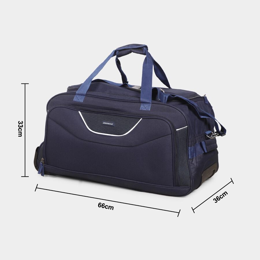 Dark Blue Polyester Duffle Trolley, , large image number null