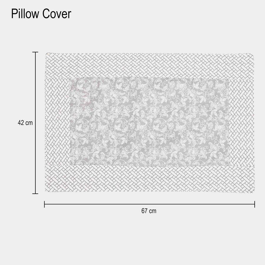 Grey Polyester Pillow Cover, , large image number null