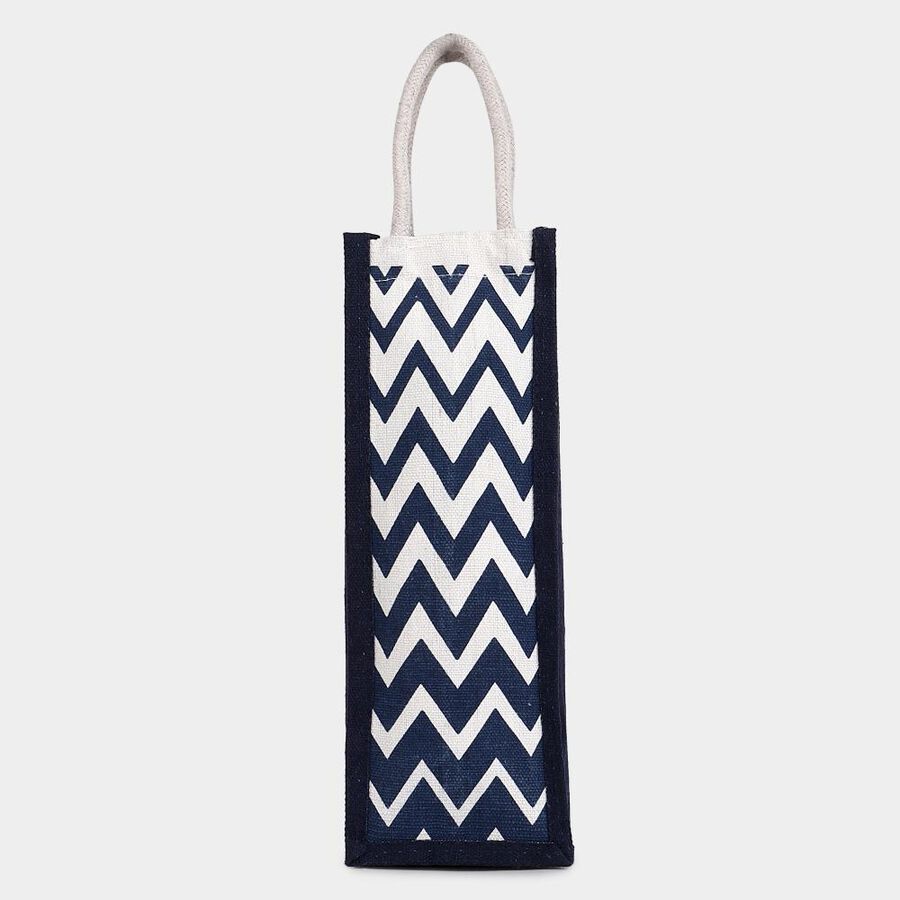 Dark Blue Canvas Bottle Bag, , large image number null