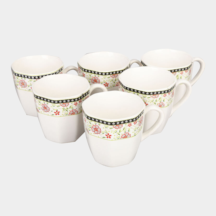 120 ml Stoneware Cup, Set of 6, , large image number null