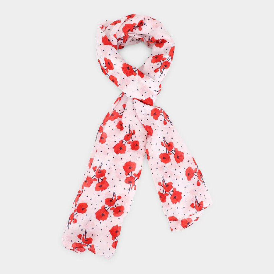 Women's Teal Blue Fabric Scarf , , large