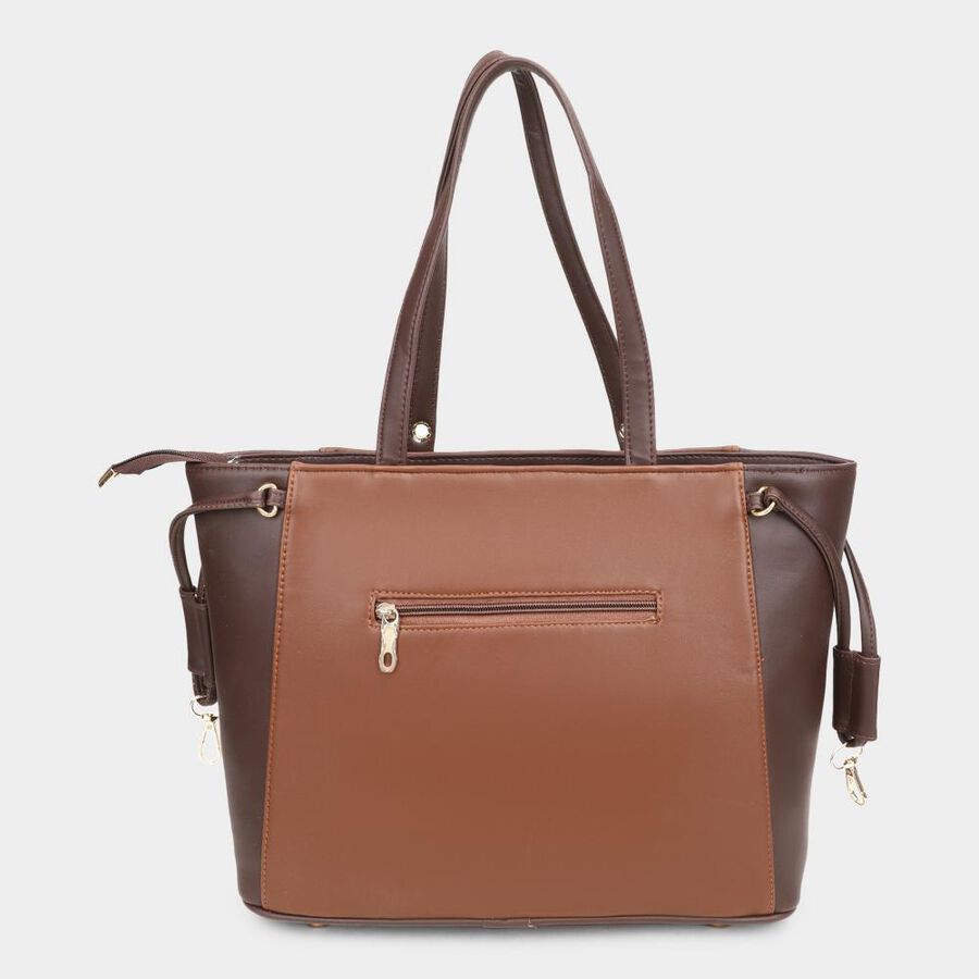 Women's Tan Polyurethane Hand Bag, , large image number null