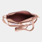 Women's Beige Polyurethane Sling Bag, , small image number null