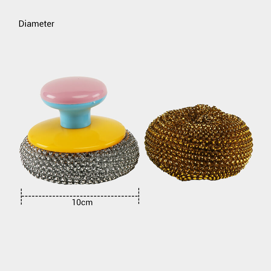 Utensil Brush, Set of 3, Plastic, 10 cm Diameter