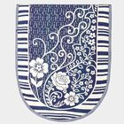 Blue Polyester Sofa Cover Set of 10, , small image number null