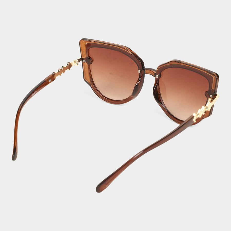 Women's Metal Gradient Square Sunglasses, , large image number null