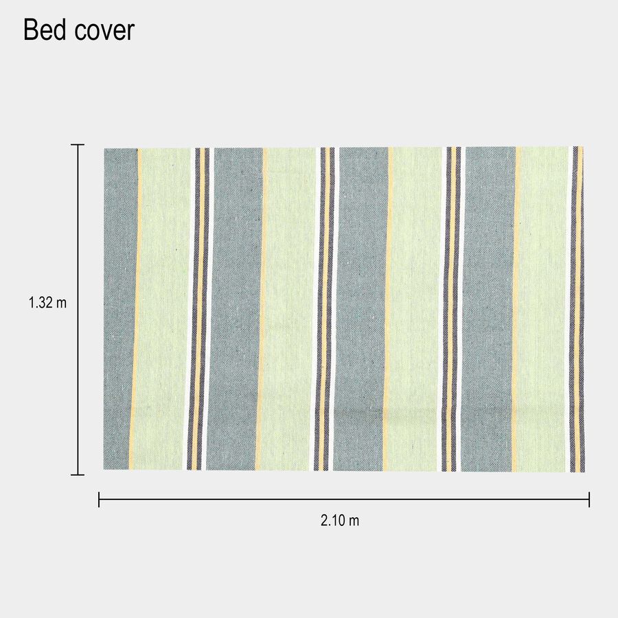 Dark Green Microfiber Bedcover, , large image number null