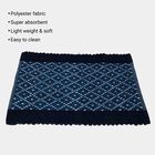 7ft. Blue Polyester Cotton Door Mat, , small image number null