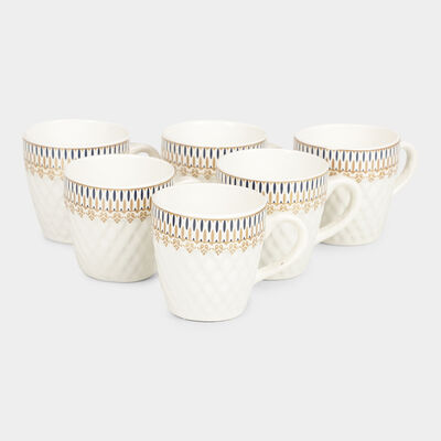 120ml Bone China Cup, Set of 6