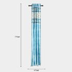 7ft. Blue Polyester Curtain, , small